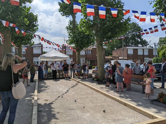 Inauguration place Victor Hugo