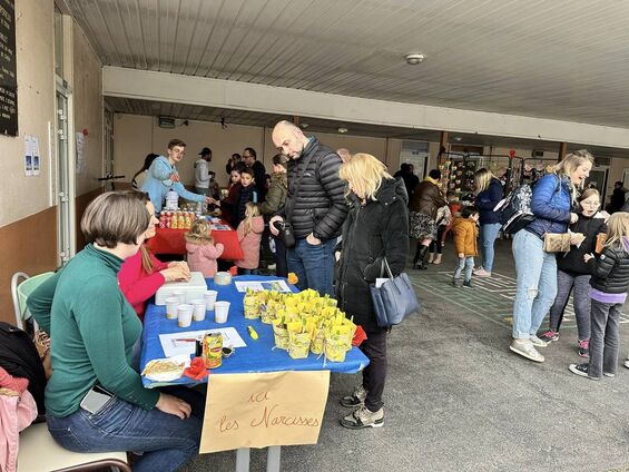 La fête du printemps à l'école