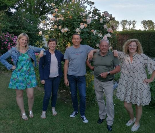 Les membres du comité des fêtes